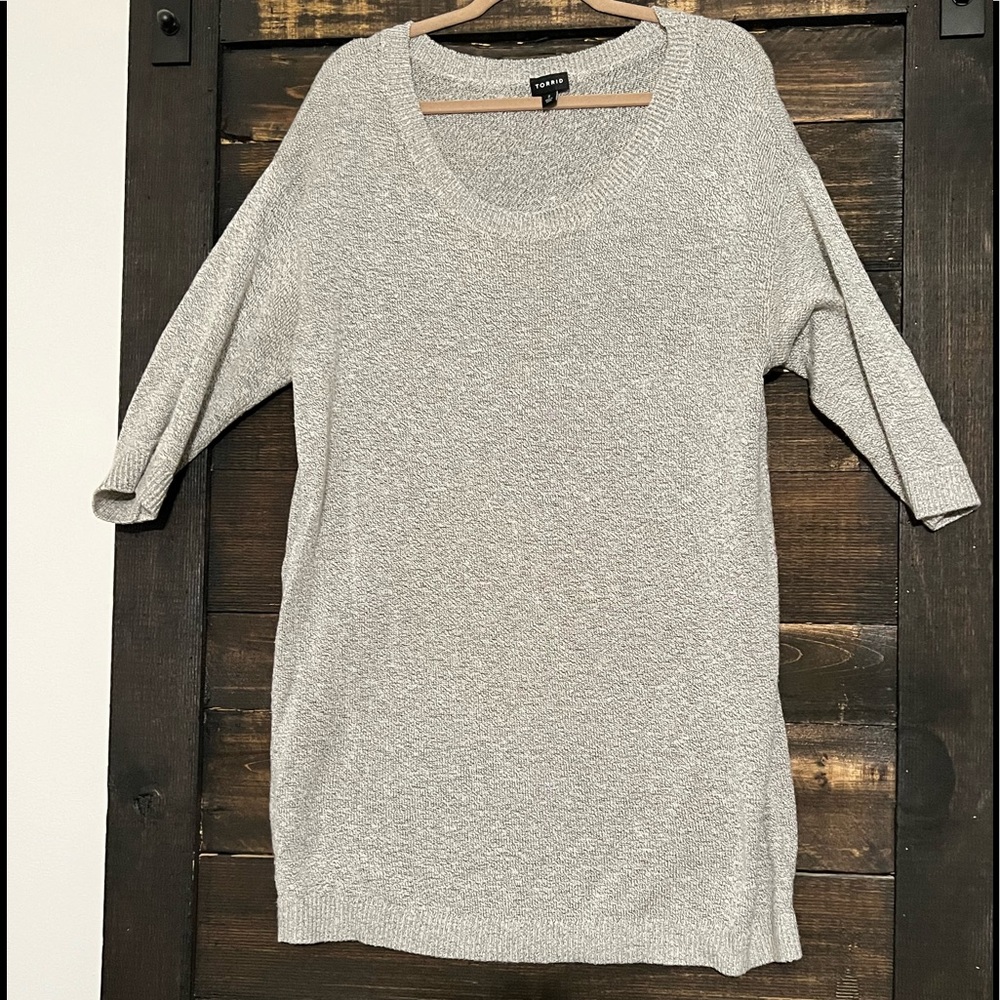 Torrid • Gray Tunic •